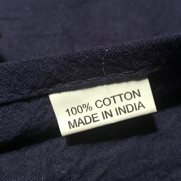 New Navy Blue Boho Embroidered covers (Set of 2) - Picture 15 of 15